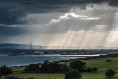 Ciel d'été sur Dublin